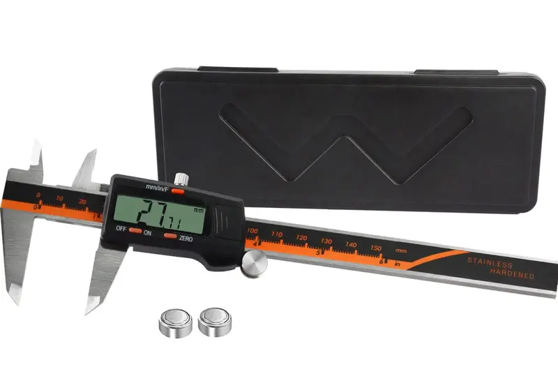 0–150 Mm / 0–6″ High-Accuracy Digital Vernier Caliper With Oversized Lcd And Real-Time Unit Conversion (Inch/Mm/Fraction) 1