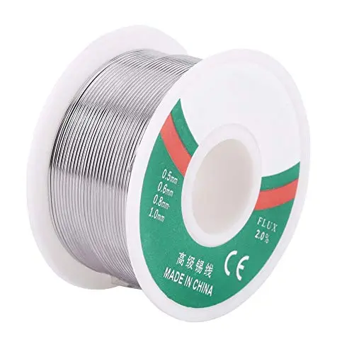 0.8 Mm Rosin-Core Solder Wire Spool – Lead-Free Tin Alloy Flux-Core For Electronics Repair And Hobby Use 1