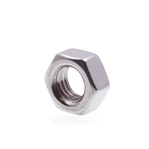 1-1/8-7 Stainless Steel Thin Hex Nut, 304 Stainless Steel 1