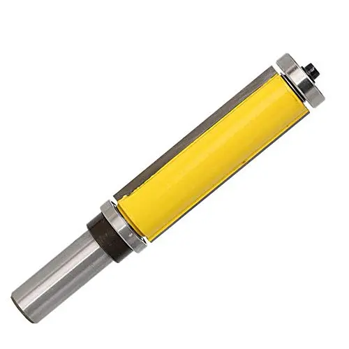 1/2" Shank Bottom-Bearing Router Bit – Top & Bottom Bearing Woodworking Flush Trim Cutter 1