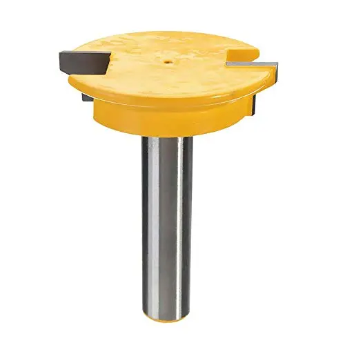 1/2" Shank Straight Flush-Trim Router Bit – Yellow-Anodized Alloy Body With Woodworking-Specific Geometry 1