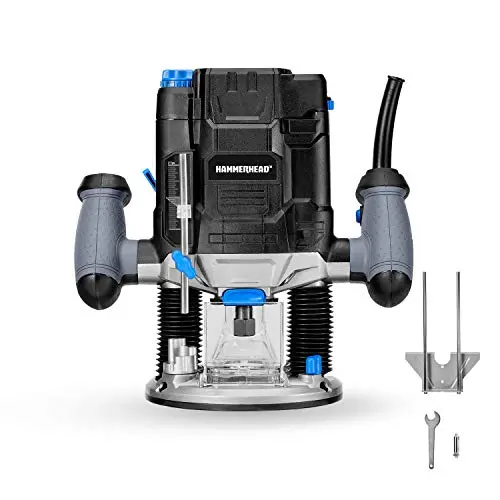 10-Amp Variable-Speed Hammerhead Router Kit – Includes Parallel Guide, Vacuum Adapter, And Pro-Level Accessories 1