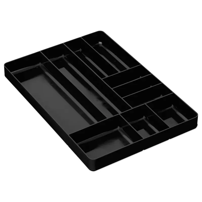 10-Compartment Stackable Tool Organizer – Low-Profile Garage & Workshop Drawer Tray For Nuts, Bolts, And Small Hardware 1