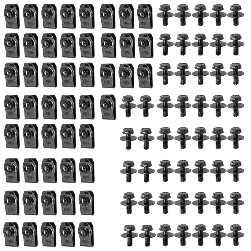 100 Low-Profile Engine Cover Bolts – Compact Under-Hood Fastener Set 1