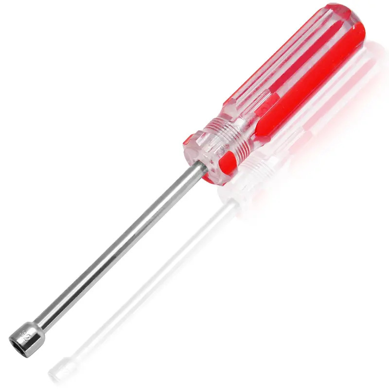 11/32" Hex Nut Driver With Hollow 3.7" Shaft And Cushioned Grip Handle 1