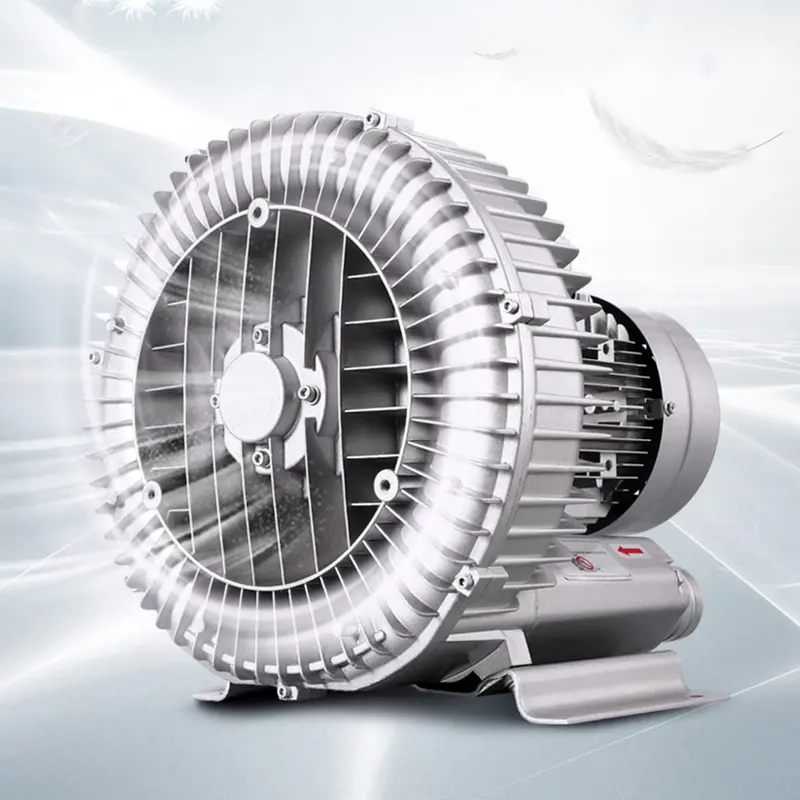 110V Regenerative Blower – Single-Phase High-Pressure Air Pump For Blowing Or Vacuum Applications, 120W Vortex Ring Design 1