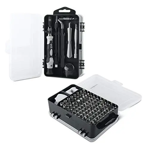 117-Piece Precision Tool Set – Magnetic Bits, Flexible Extension, And Drivers For Electronics Repair (Phillips, Torx, Pentalobe, Triwing, Allen) 1