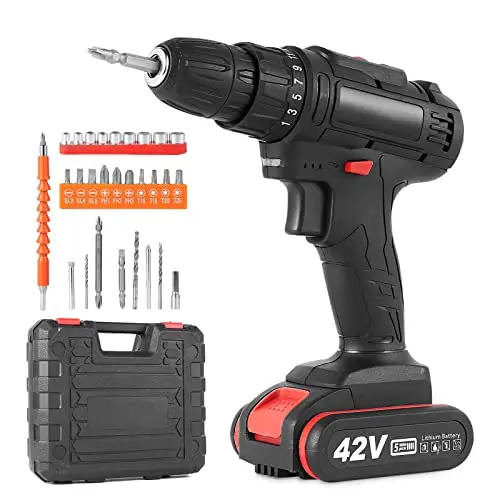12V Cordless Drill – 7500 Mah Battery, Ideal For Furniture Assembly And Appliance Repair 1