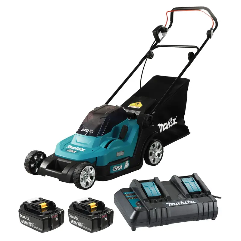 18V Dual-Battery Cordless Lawn Mower – Compact & Efficient Yard Care Solution 1