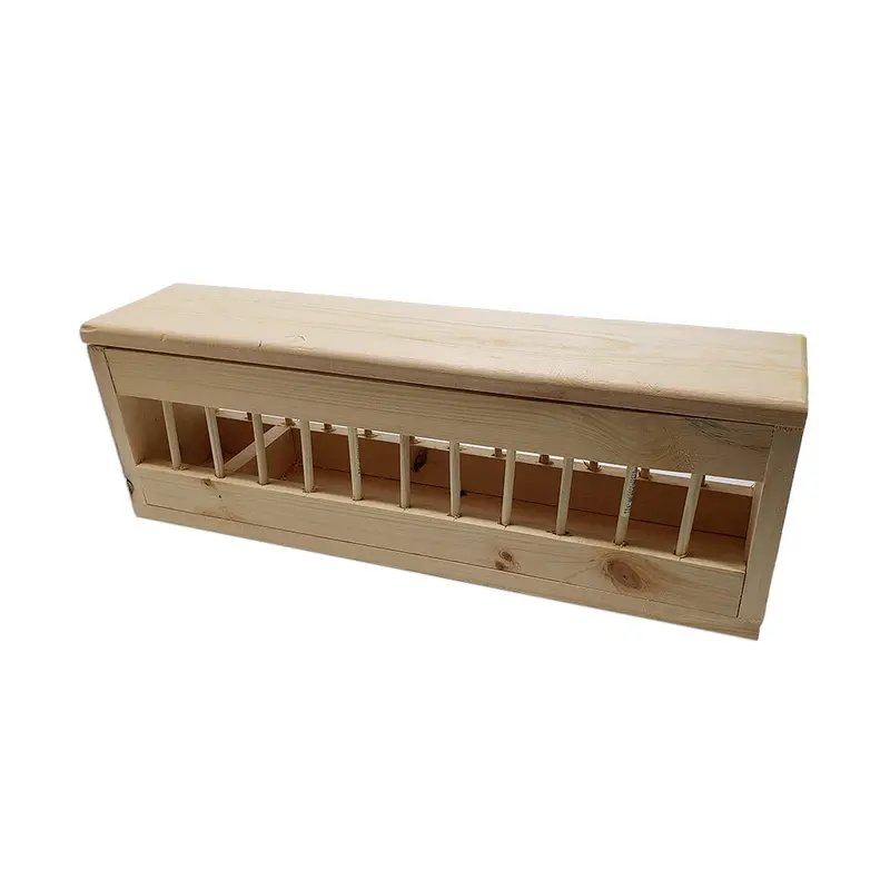 2-Foot Wooden Dowel Feeder For Game Birds 1