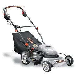 20-Inch Bagging Lawn Mower With 7″ & 10″ Wheels And 7-Position Cutting Height Adjustment 1