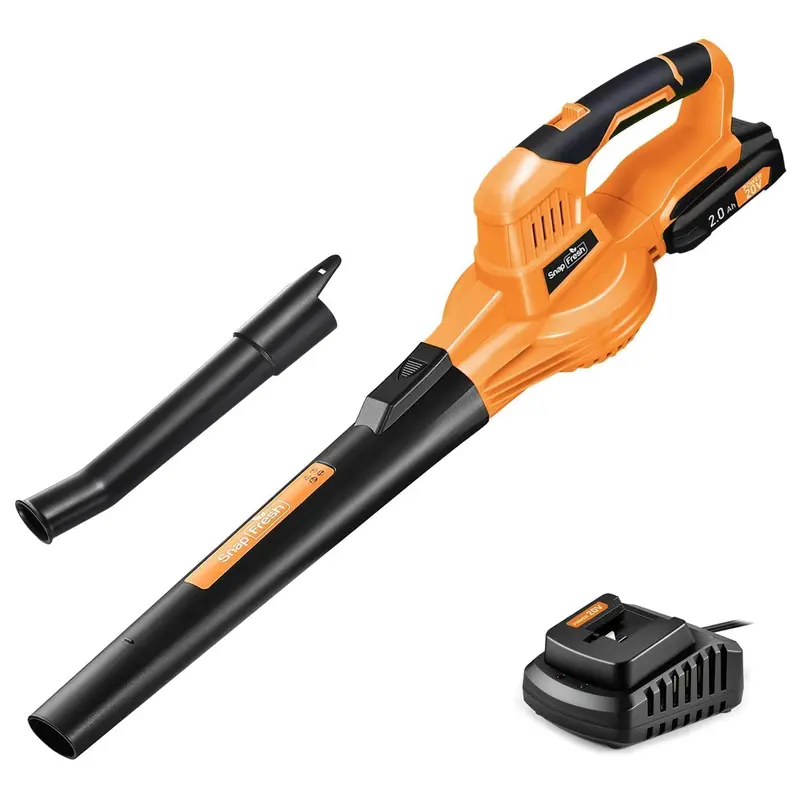 20V Cordless Leaf Blower – Includes Battery & Charger, Lightweight Design For Patios, Snow, And Debris 1