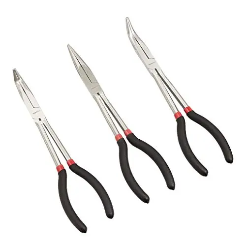 3-Piece Long-Reach Pliers Kit – Precision Grip For Tight Spaces 1