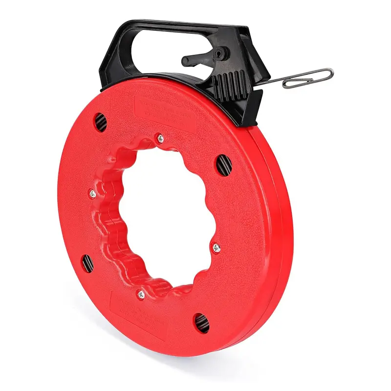 30-Meter Lightweight Steel Fish Tape – Optimized Housing, Quick-Feed Design For Conduit Runs & Measurements 1