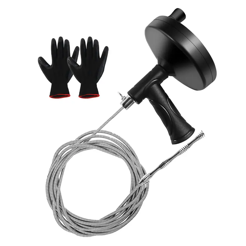 33-Foot Hair Clog Remover – Flexible Sink Snake Tool For Kitchen And Bathroom Drains 1