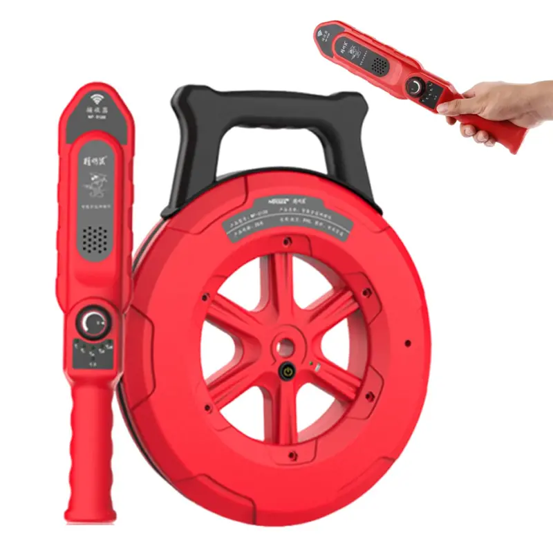 40 Cm Depth Pipe Locator – 7 Waterproof Probes, Adjustable Sensitivity, 20/30/40M Signal Cable For Pvc Pipes 1