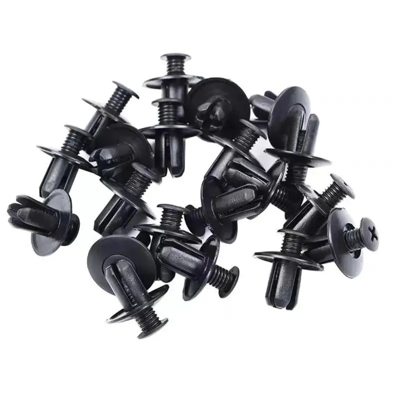 50-Piece Automotive Bumper Rivet Kit – 8Mm Screw Anchors For Audi, Toyota, Ford Focus, Kia, Nissan & Yamaha Vehicles 1