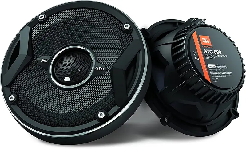 6.5" (16.51 Cm) Black Car Speaker – Compact Full-Range Replacement Speaker For Standard Door Mounts 1