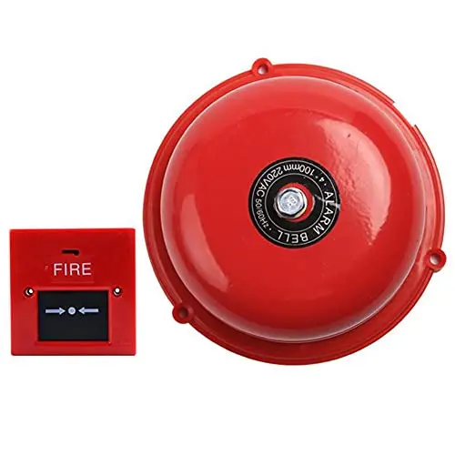 6-Inch Fire Alarm Bell – Emergency Evacuation Horn For Schools, Stations, And Public Buildings 1
