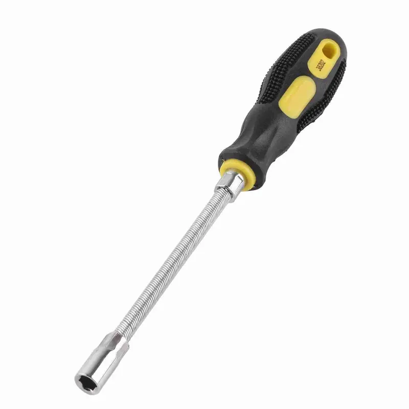 7Mm Flexible Ring-Style Nut Driver – Elastic Shaft For Tight-Angle Disassembly 1