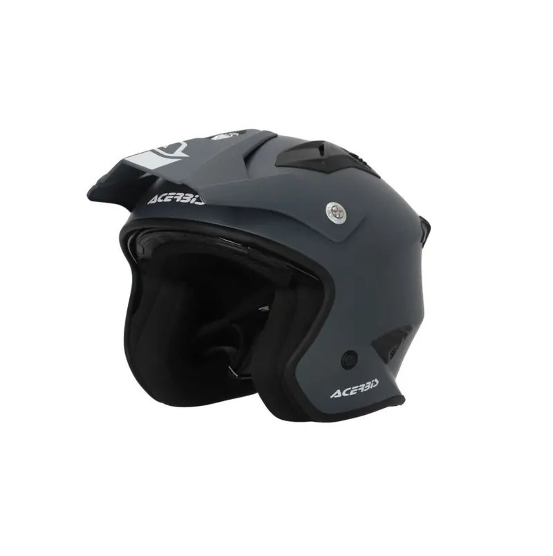 Acerbis Jet Aria Modular Helmet With Integrated Sun Visor – Matte Grey 1