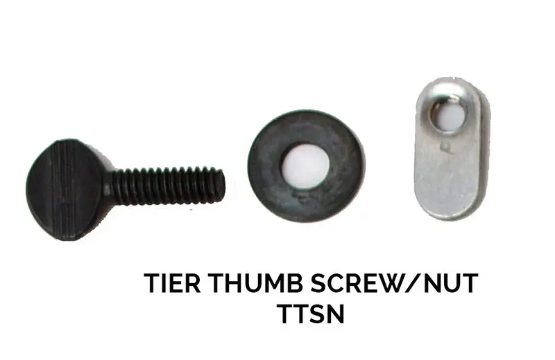 Adjustable Tier Thumb Screw And Nut Set 1