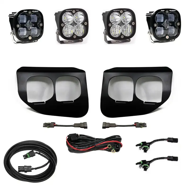 Baja Designs Squadron Sae/Pro Fog Light Kit – Compact Fog Pocket Mounting System (Model 447736) 1