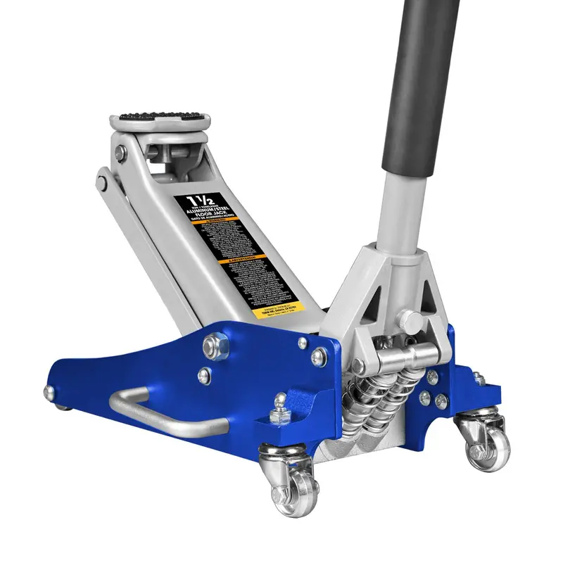 Big Red Torin Low-Profile Floor Jack – Dual-Piston Aluminum/Steel Design, 1.5-Ton Capacity, Blue 1