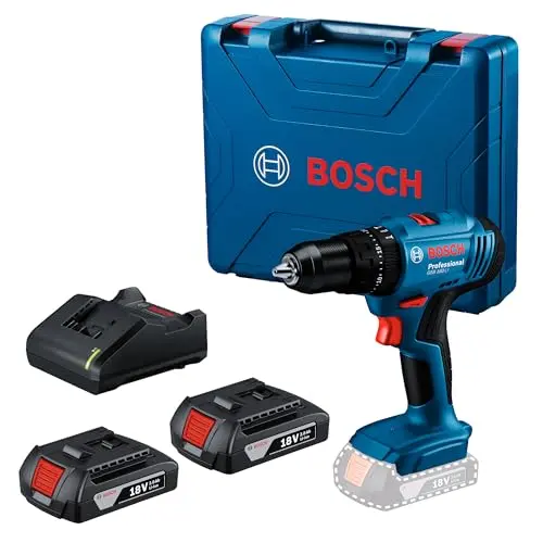 Bosch Gsb 183-Li Cordless Rotary Hammer Drill – Includes 2 Batteries And Carry Case 1