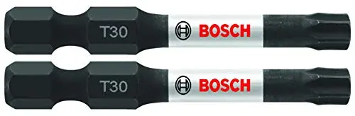Bosch Itt30202 Impact Tough Torx T30 Power Bits – 2-Piece, 2-Inch 1