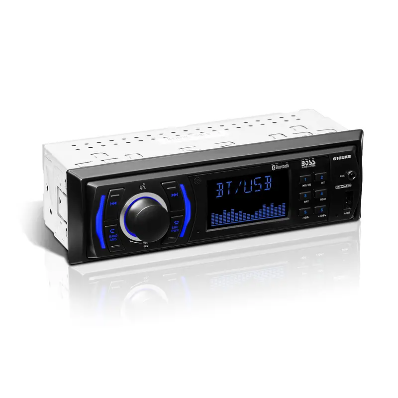 Boss Audio 616Uab Single-Din Bluetooth Receiver – Cd/Dvd-Free Digital Media Player With Usb And Aux Connectivity 1