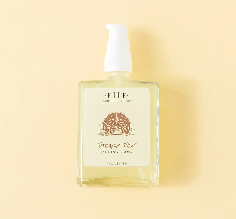 Bronze Fox Gradual Tanning Drops – Natural Self-Tan Solution, Farmhouse Fresh 1