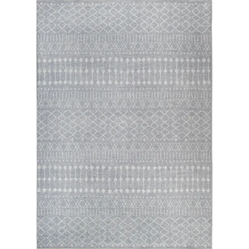 Canyon Area Rug With Grey And Ivory Colorway 4