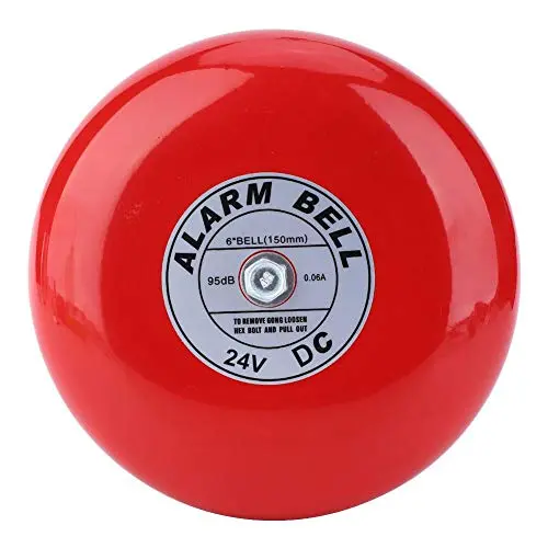 Cb-6B Fire Alarm Bell – 95Db Electric Warning Horn, 150Mm (5.9") Diameter, 24V Dc 1