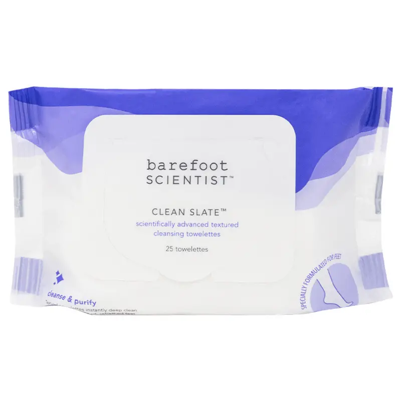Clean Slate Textured Cleansing Towelettes – Exfoliating Daily Wipes By Barefoot Scientist 1