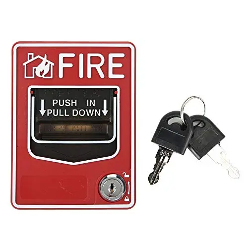 Conventional Manual Fire Alarm Call Point – Dual-Action Break-Glass Emergency Button, 9–28V Dc 1