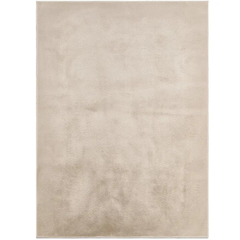 Cozy Fur Throw Rug In Natural Colorway 2