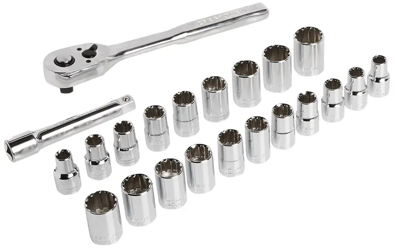 Craftsman 19-Piece 1/2" Drive Socket Set – Universal Metric/Sae Mechanics Toolkit (Cmmt12015) 1