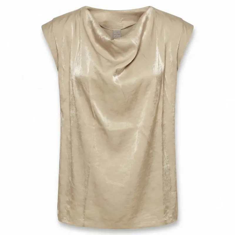Cream Dita Longline Top For Tall Women 1