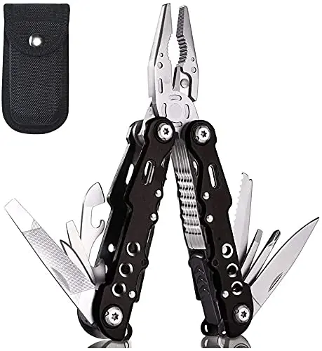 Crescent 14-In-1 Folding Multi-Tool Plier – Stainless Steel Swiss Army Style 1