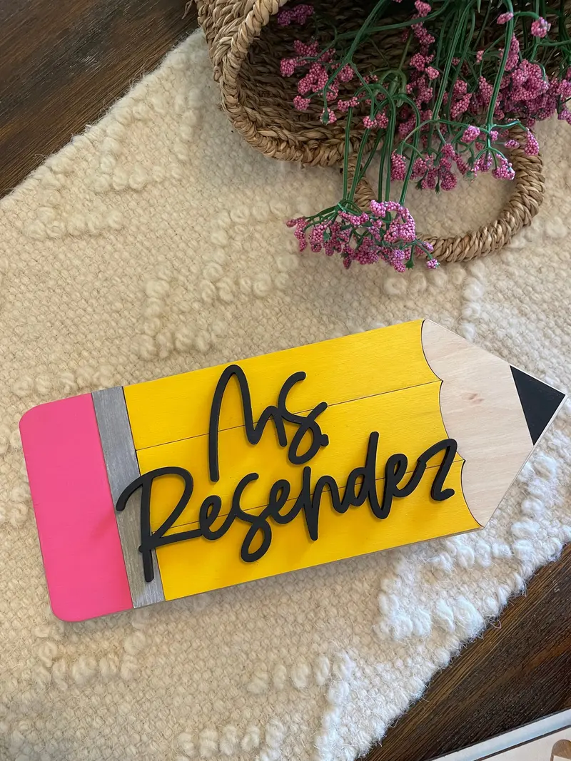 Custom Engraved Pencil Holder 1