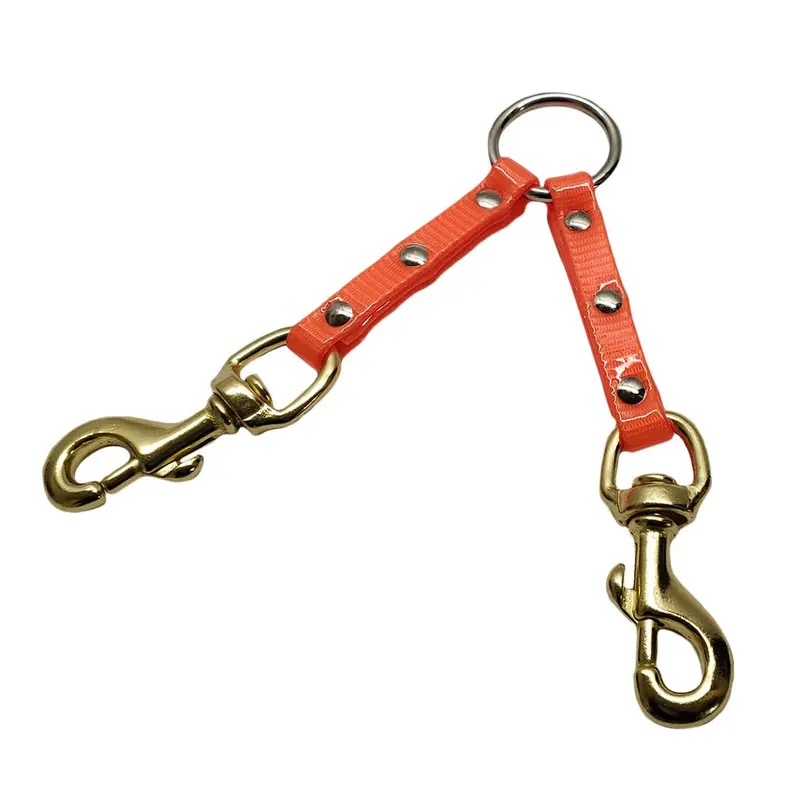 Dayglo Reflective 2-Dog Coupler – High-Visibility Leash Splitter 1
