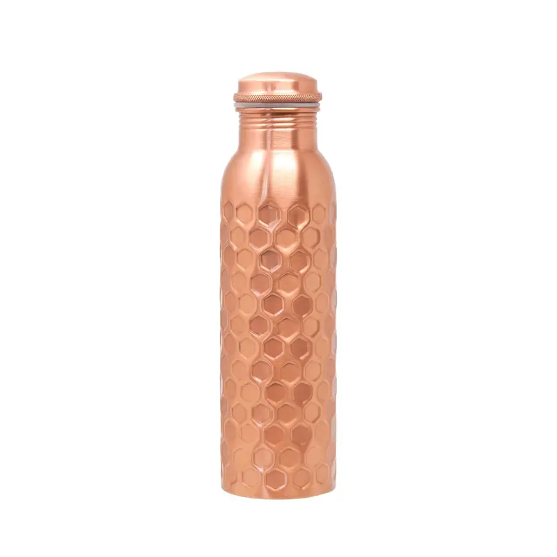 Diamond Copper Water Bottle – 34 Oz | Lucky Owl 1