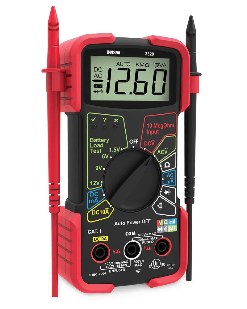 Digital Multimeter – True Rms Portable Tester For Voltage, Current, Resistance, And Continuity 1