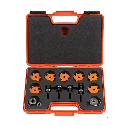 ▶ Cmt Grooving Cutter Set – Carbide-Tipped, 8 Mm Arbor, Includes Carry Case 1