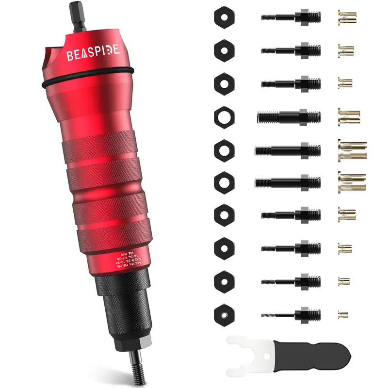 Electric Drill-To-Rivet Gun Adapter For Cordless Power Tools 1