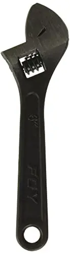 Foy 6-Inch Blackened Adjustable Wrench 1