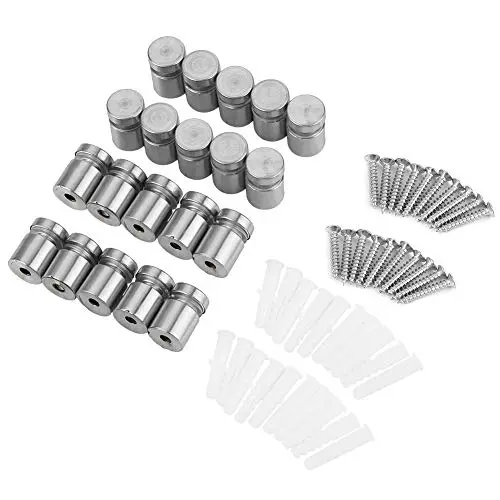 Ftvogue 20-Piece M12 X 20Mm Stainless Steel Mounting Bolts – Glass & Sign Installation Accessories 1