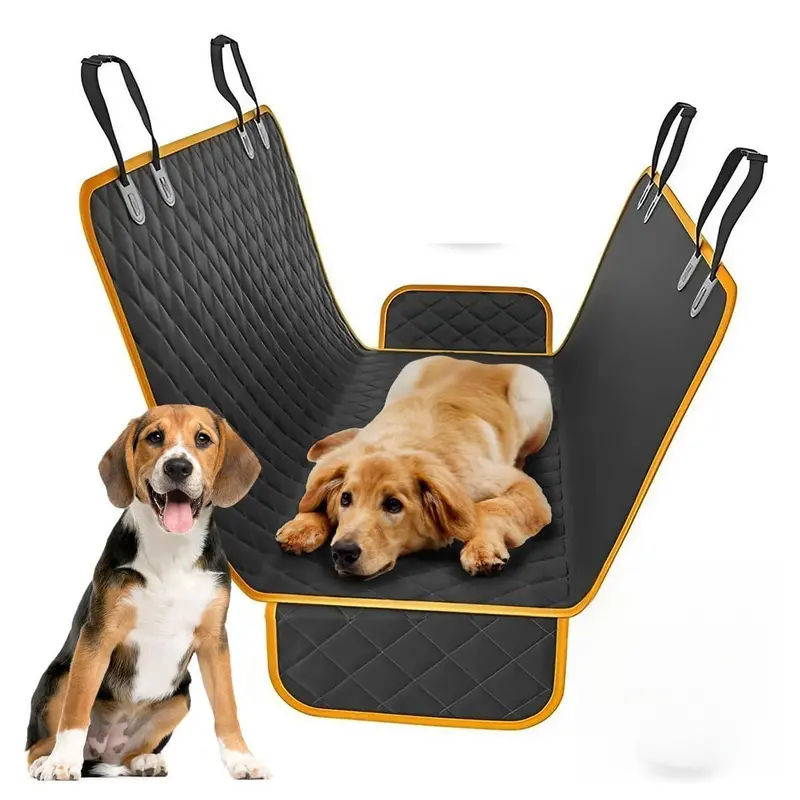 Full-Size Pet Seat Cover – Waterproof Dog & Cat Hammock For Rear Seats, Trunk Or Sofa (137 × 147 × 40 Cm) 1