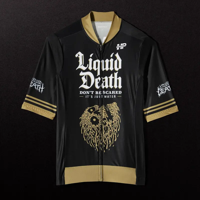 Heavy Pedal × Liquid Death Men'S Cycling Jersey 1